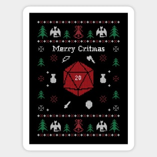 D&D Ugly Christmas Sweater Magnet